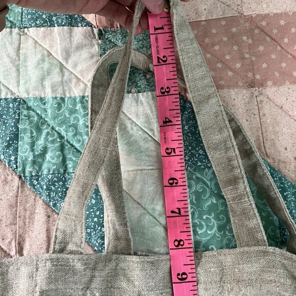 David's Tea Tote Bag Reusable Shopper Shoulder Bag Floral Canvas - Picture 7 of 7